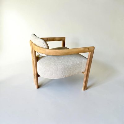 Fauteuil d'intérieur Kumala en teck massif